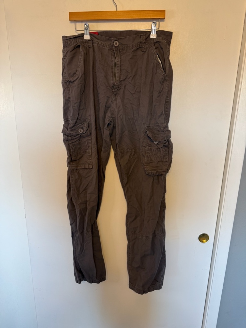 Men’s Dark Grey Pj Mark Cargo Pants - Size 34